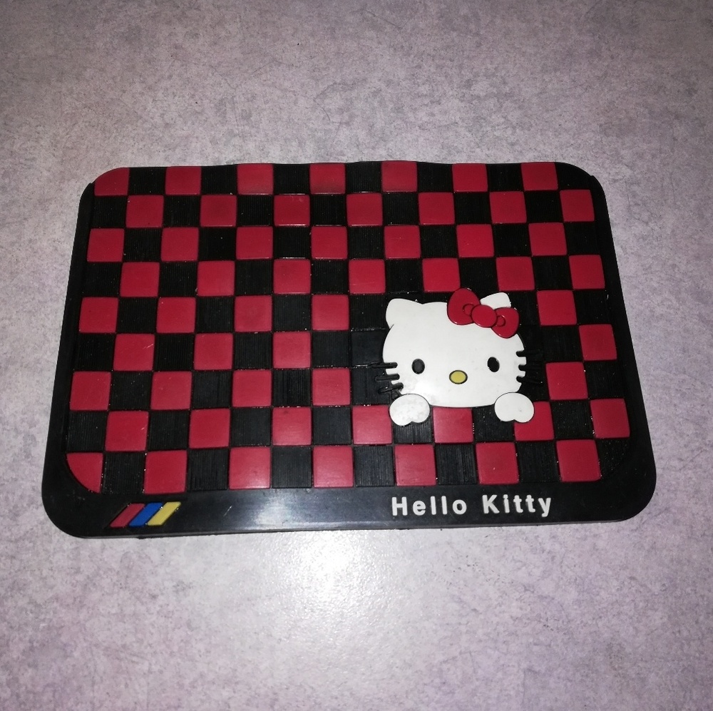 Hello Kitty phone mat for your car dashboard